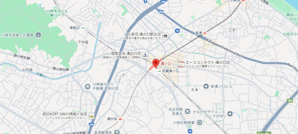 川崎マップ‗溝の口